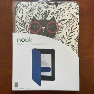 Nook GlowLight Plus book Cover With Tab 7.8 inch - Cultured Kitty